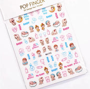 WG795 Baby Shower sticker